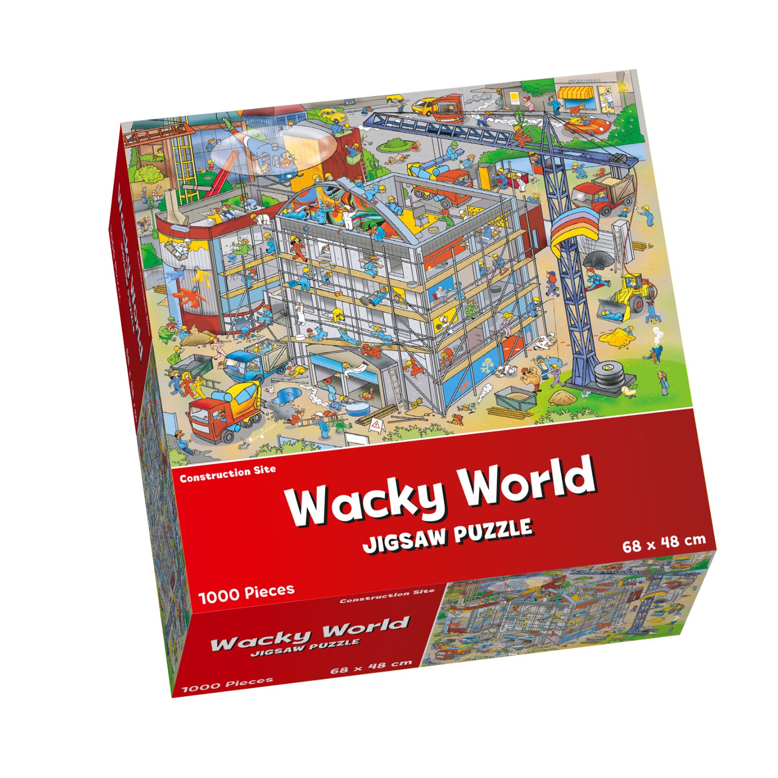 1000 Piece Jigsaw Puzzle 68cm x 48cm Wacky World Different Design Village Farm