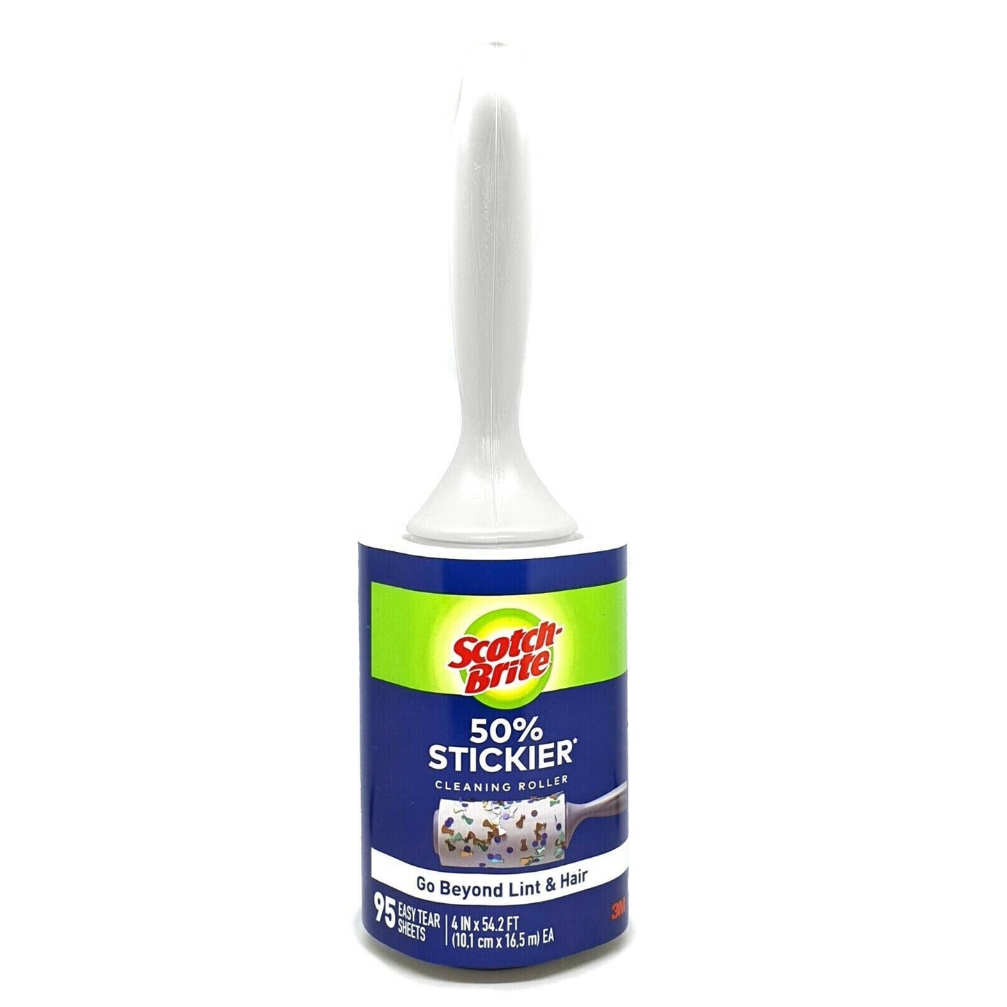 10x 3M Scotch Brite Lint & Hair Fluff Dust Remover Cleaning Roller 95 Tear Sheet