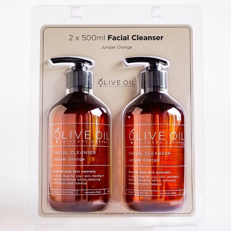 Olive Oil Skincare Company Juniper Orange Facial Cleanser 500ML Face Wash