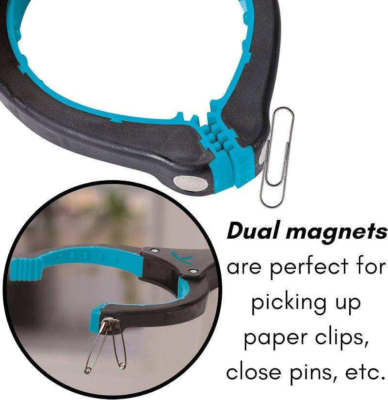 BirdRock Grabber Reacher Tool w/ 90° Rotating Jaw & Magnet for Elderly, Mobility