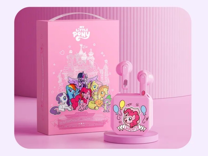 Disney My Little Pony MLP-E07 Wireless Bluetooth Earbuds Headphones for Kids
