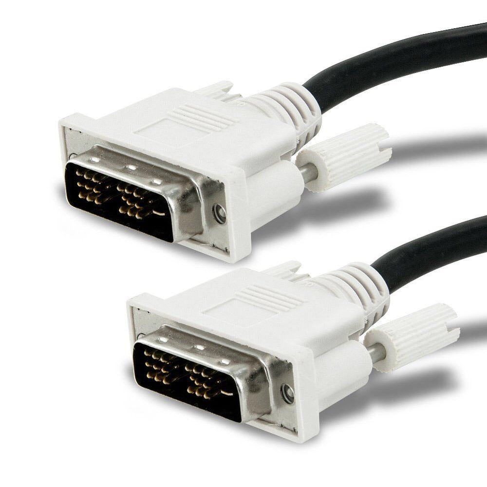 2M DVI Male To Male PC Computer Monitor Display Digital Graphics Video Cable NEW