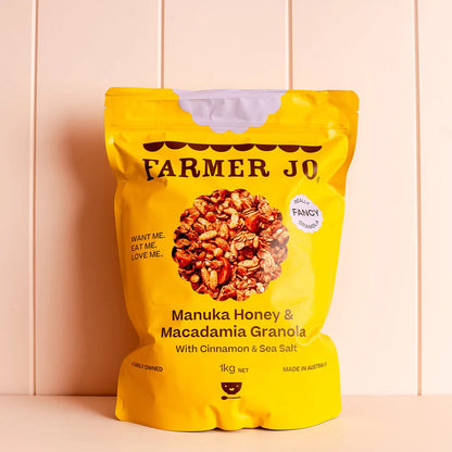 Manuka Honey & Macadamia Fancy Granola Cinnamon & Sea Salt Breakfast Cereal 1kg