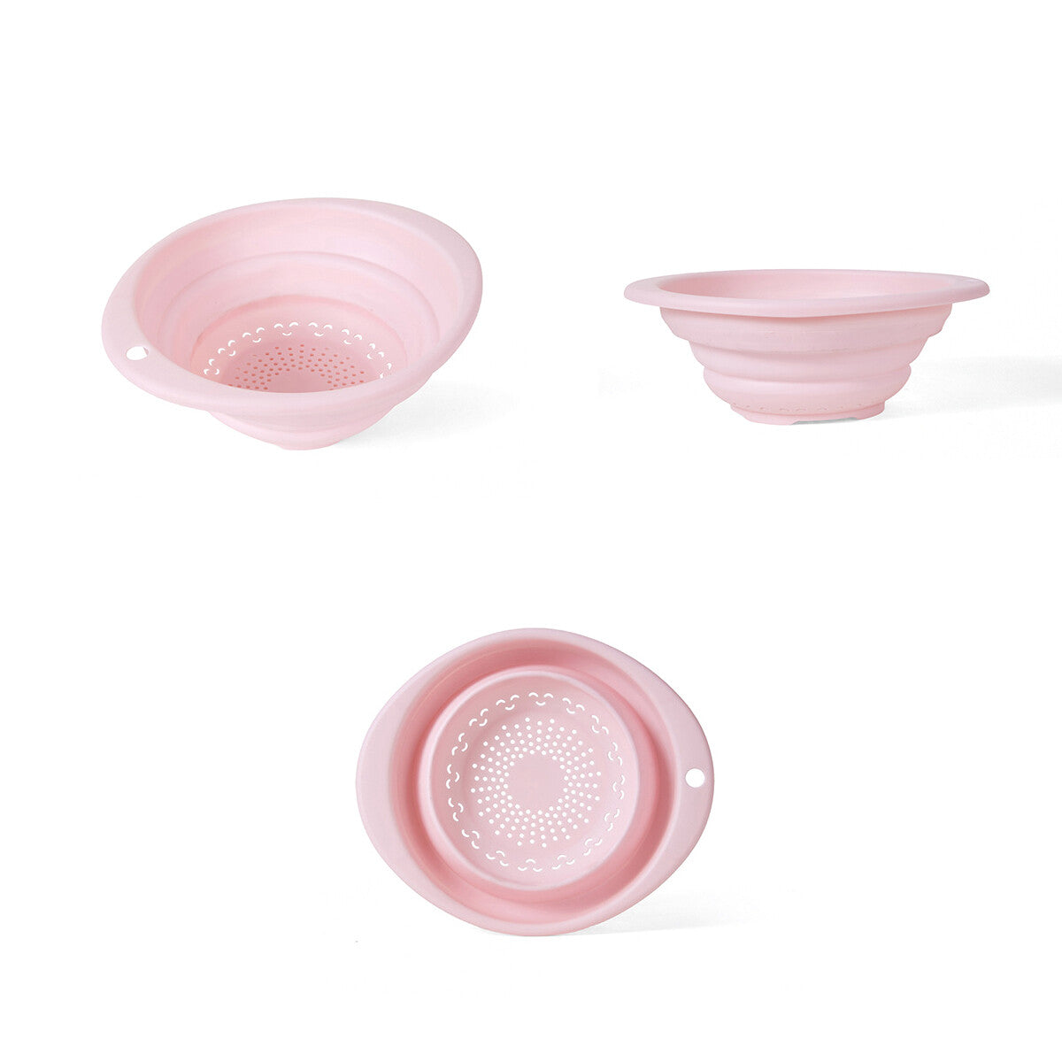 Collapsible Kitchen Strainer - Foldable Portable Fruit & Vegetable Colander Wash