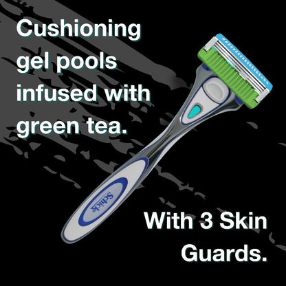 Schick Hydro 3 Comfort Razor for Men One Handle + 13 Refill Blades Cartridges