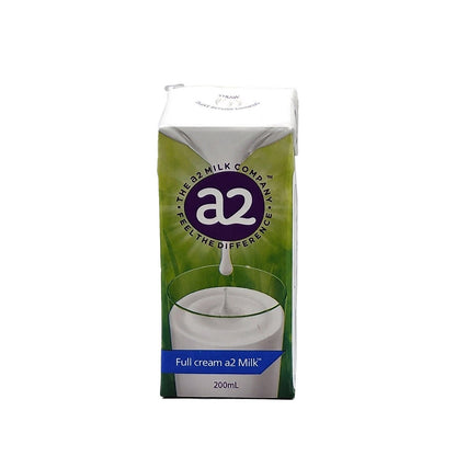 24 x 200ml A2 Pure Australian UHT Kids Full Cream Long Life Milk No Preservative