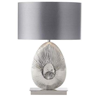 Simeto Table Light 60W SW Polished Nickel Die Cast Aluminium Alloy - 60cm Height