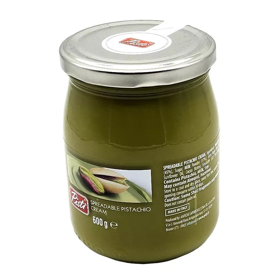 Pisti Premium Italian Pistachio Bread Spread 600g Gourmet Pistachio Cream Paste