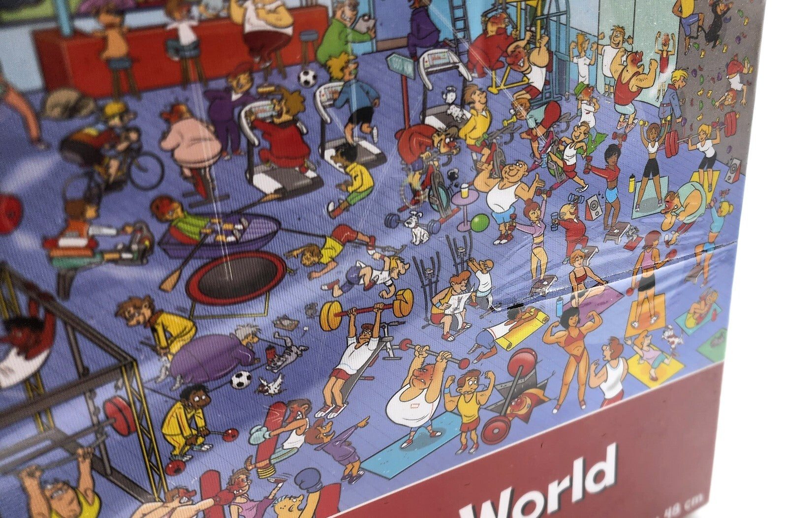 1000 Piece Jigsaw Puzzle 68cm x 48cm Wacky World Different Design Village Farm
