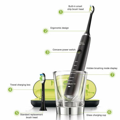 Philips Sonicare DiamondClean Sonic Electric Toothbrush w/ Charging Travel Case