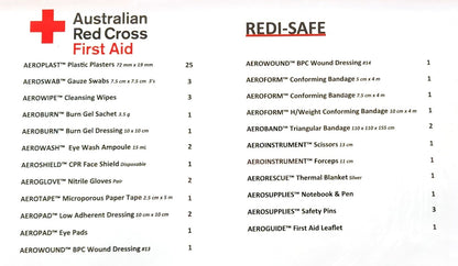 Australian Red Cross Family Home First Aid Kit Complete Emergency Medical OH&S