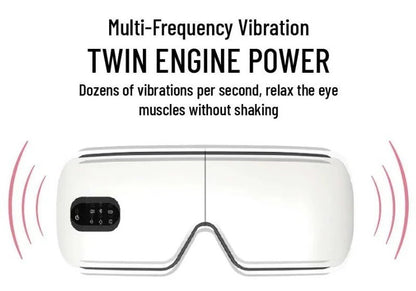 Purify Rechargeable Bluetooth Electric Eye Massager with Heat & Vibration