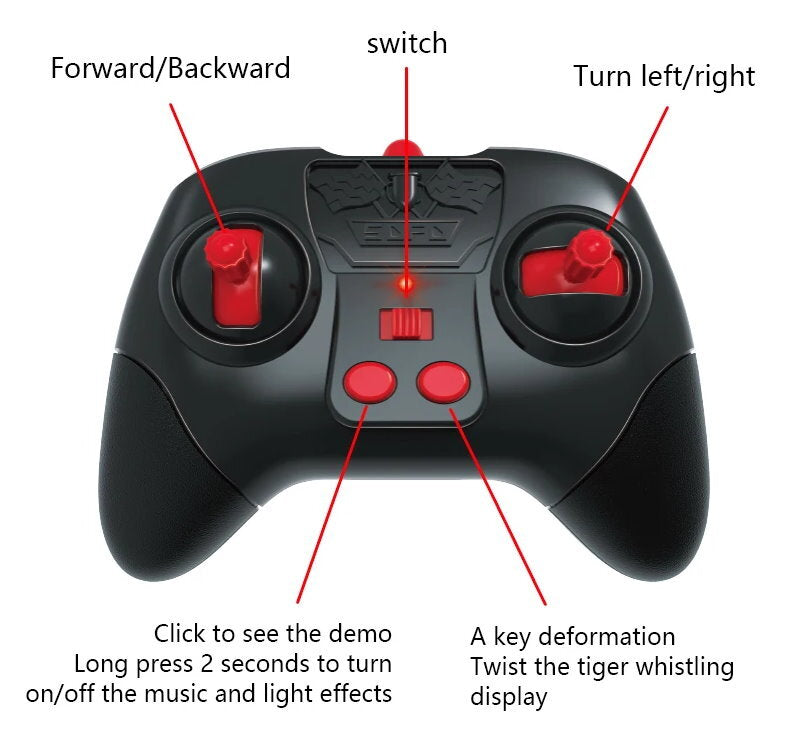 WSD Toys Gesture Sensing RC Stunt Car 2024 - Tumbling, 360° Spinning, Wall Flip