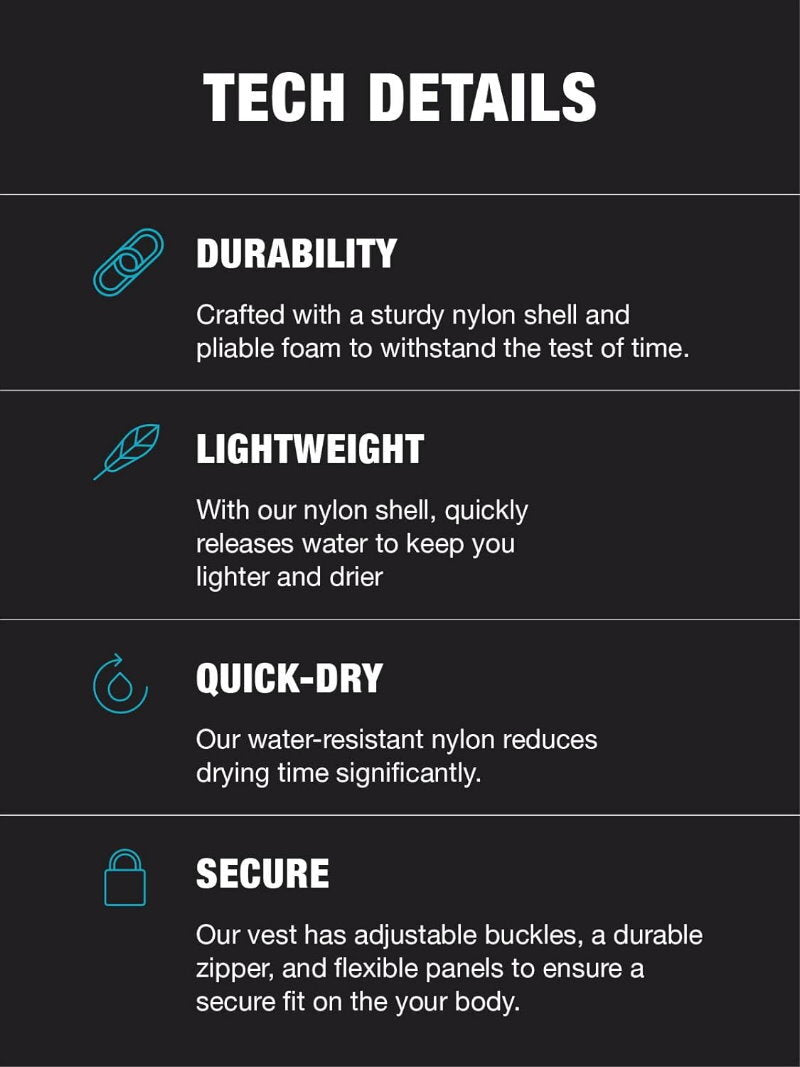 Hyperlite Wake Co Mens Elite Life Jacket Vest Australian Approved Water Sports