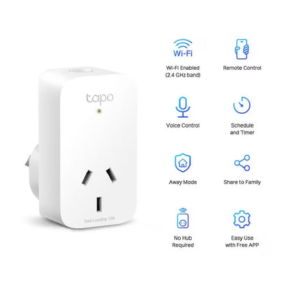 TP-Link Tapo P100 Smart Wifi Power Socket Plug Google Alexa  Smart Home 4 Pack