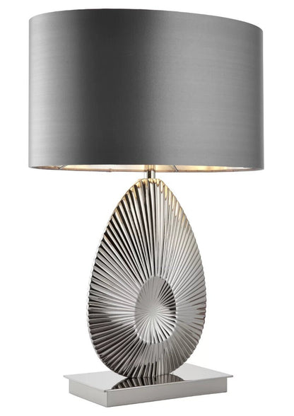 Simeto Table Light 60W SW Polished Nickel Die Cast Aluminium Alloy - 60cm Height