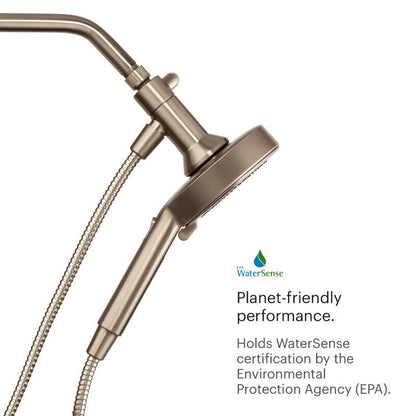 Brondell Nebia Merritt 5-Setting Magnetic Shower Head with Handheld Spray Combo