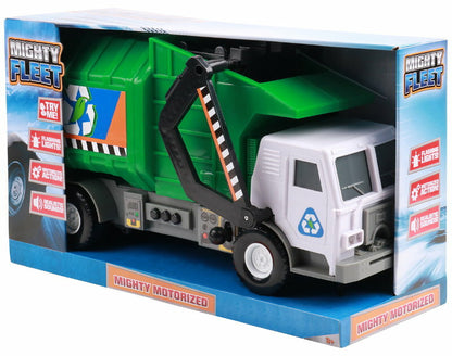 Mighty Fleet Motorised Vehicle Garbage Truck Police Car Fire Engine Helicopter