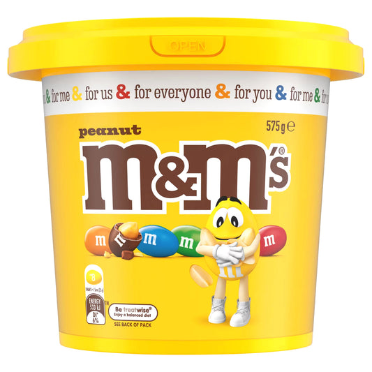M&M's 575g Peanut Milk Chocolate Party Pack Pantry Kids Party Sweet Snack Halal