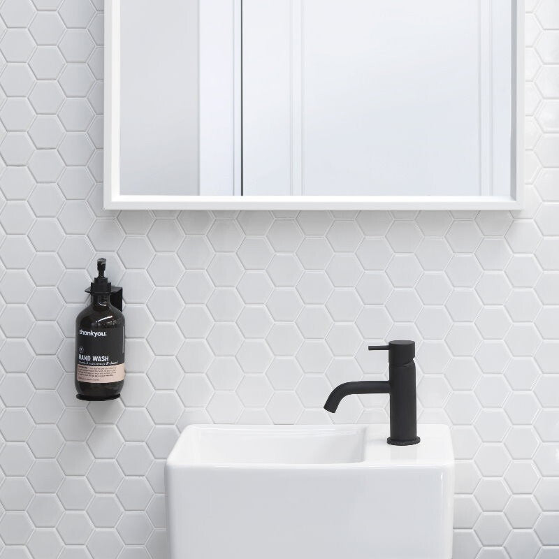 Clark CL10007.B5ACTO Round Blade Basin Mixer Matte Black WELS 5 Star 6L/min