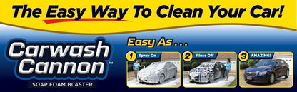 Carwash Cannon Car Wash Soap Foam Blaster Water Spray Gun With 5 Spray Settings