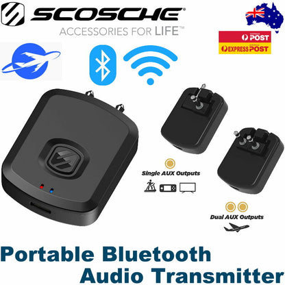 Scosche BTT-SP FlyTunes Universal Portable Bluetooth Wireless Audio Transmitter