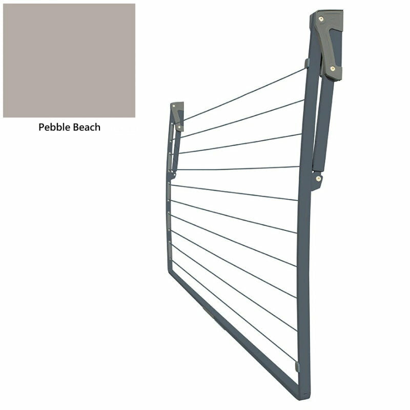 Hills FD45602 Single Folding Frame Clothesline 10 Lines 21M - Pebble Beach