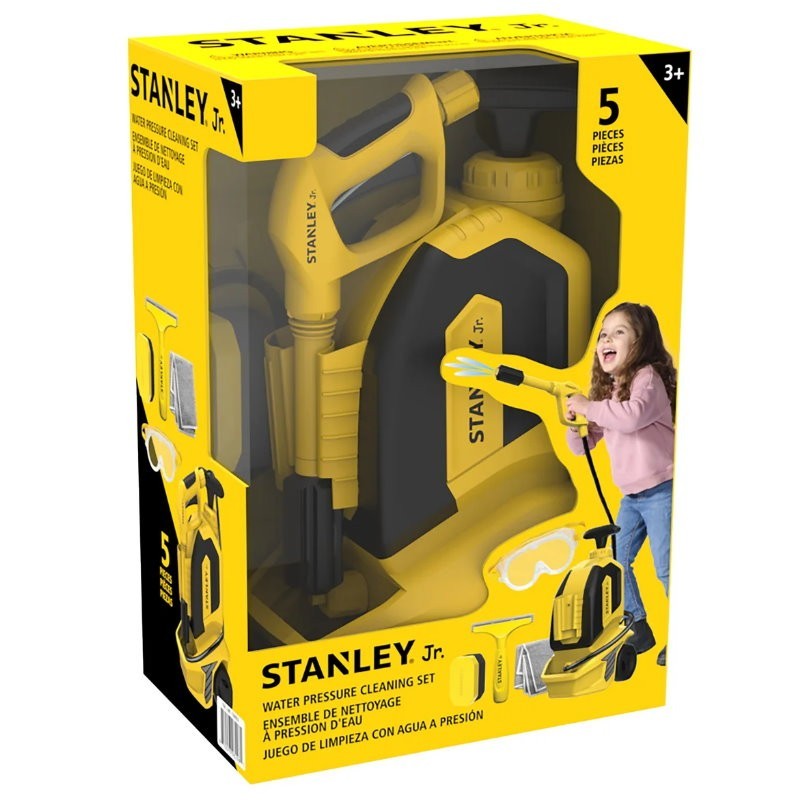 Stanley Jr. 5 Piece Mini Karcher Water Pressure Cleaning Set Toy For Age 3+