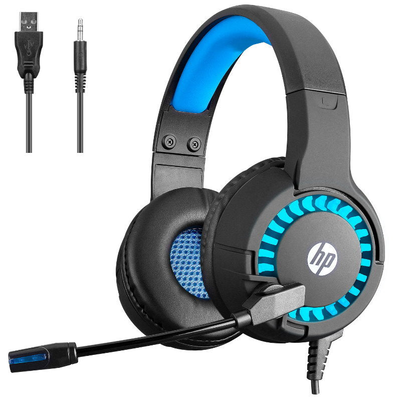 HP DHE-8011UM Gaming Headset w/ Microphone USB & 3.5mm For PC PS4 Xbox One