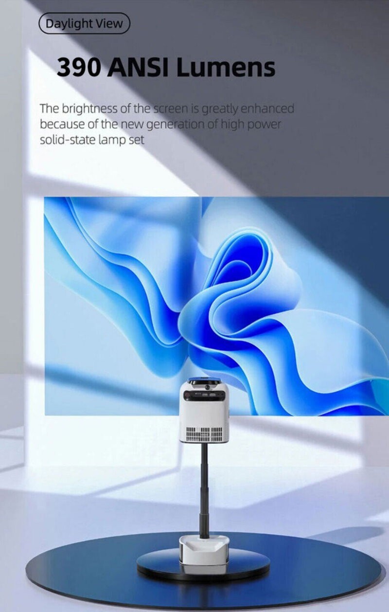 Topleo HY360 3-in-1 1080p 4K Portable Home Theater WiFi Projector HiFi Speaker