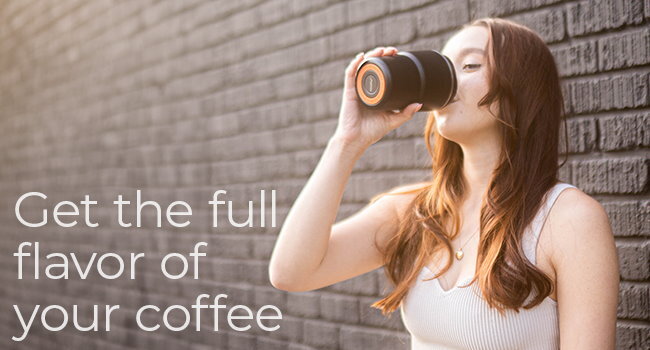 Asobu 650ml Puramic Pick Me Up & Go Coffee Travel Mug Vaccum Isolated Tumbler