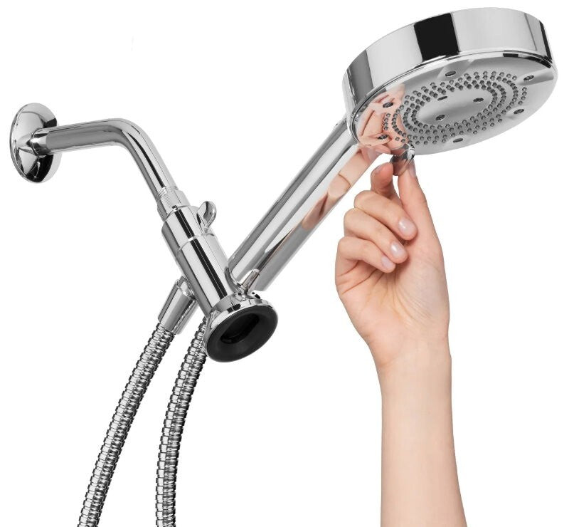 Brondell Nebia Merritt 5-Setting Magnetic Shower Head with Handheld Spray Combo