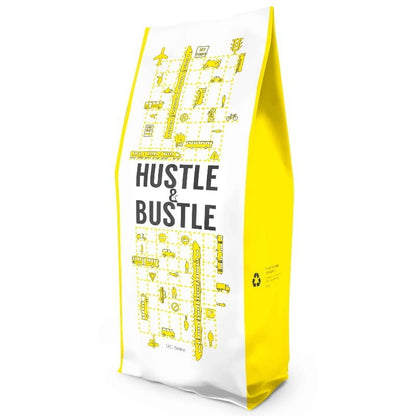 Hustle & Bustle Golden Bean Awards Won Coffee Beans Medium Roast 1kg - Express
