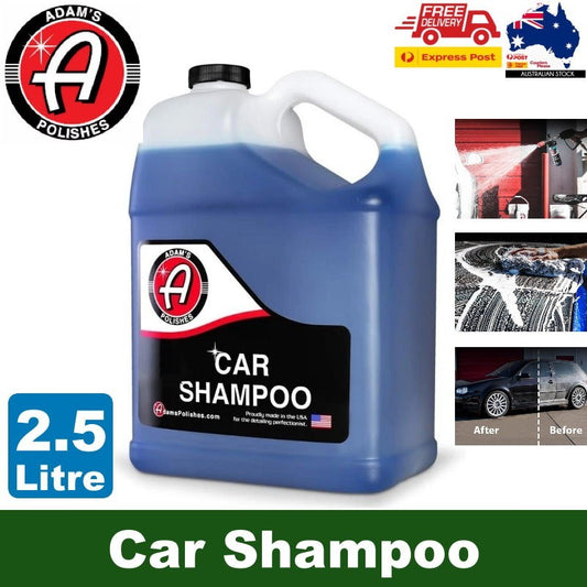Adam's Polishes Car Wash Shampoo 2.5L Spot Free pH Best For Snow Foam Cannon