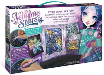 NEBULOUS STARS Pitch Black Art Set Glow in the Dark w/ Eclipsia's Full Story