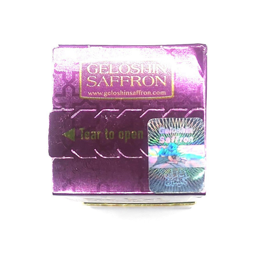 Geloshin Premium Negin Saffron 100% Pure All-Red Threads High Grade 1g