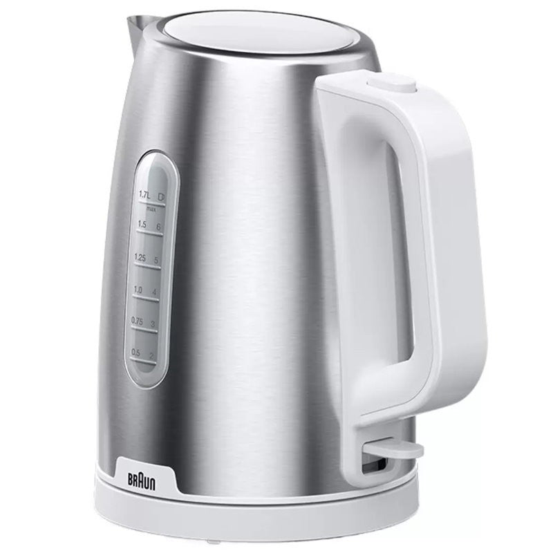 Braun PurShine 1.7L 2200W Stainless Steel Electric Kettle w/ 360° Rotating Base