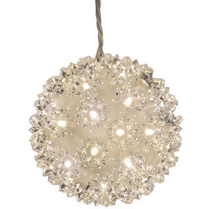GE 3-Pack 5.5 inch StayBright Random Sparkle LED Spheres Christmas String Light