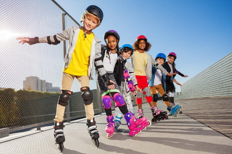Roller Derby 2-in-1 Combo Adjustable Quad Roller and Inline Skates for Kids