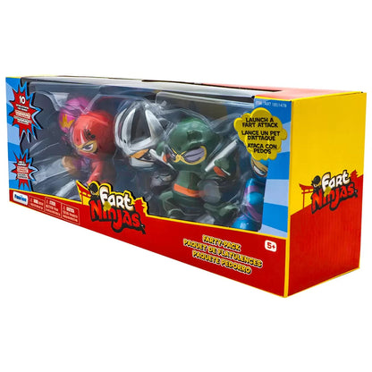 Funrise Fart Ninjas 5 Pack Farty Fighters – Motion Activated Collectibles