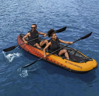 Tobin Sports Wavebreak Inflatable 2-Person Kayak 3.3 x 0.86M
