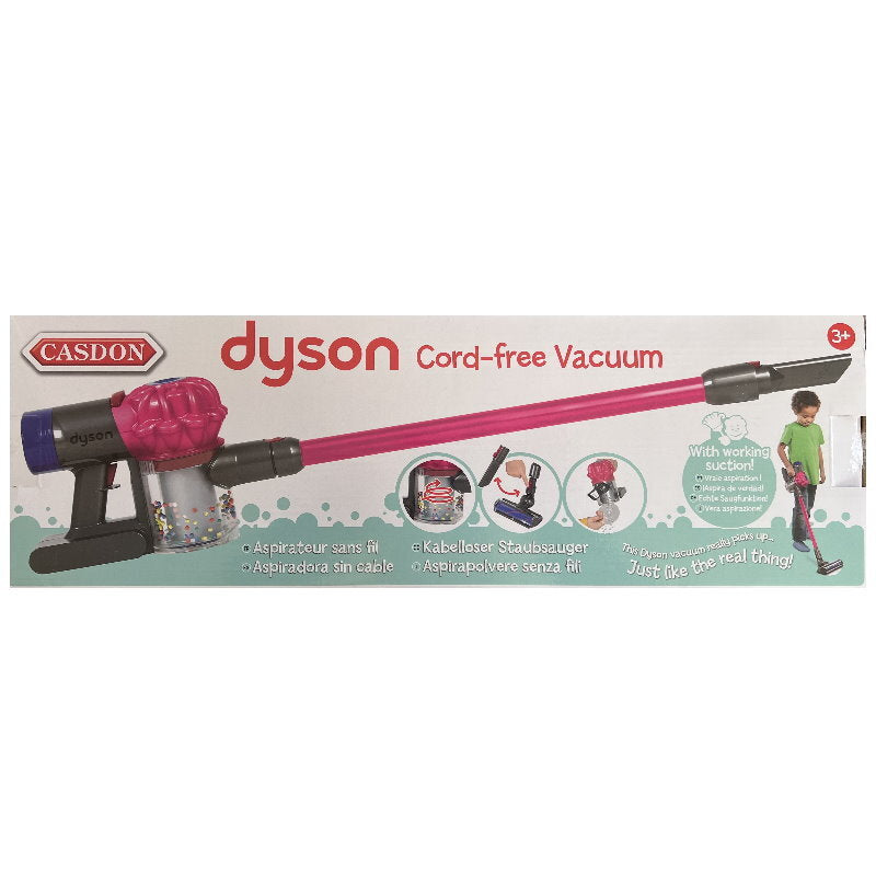 Casdon Dyson Cord-Free Vacuum Cleaner Interactive Toy for Children Ages 3+