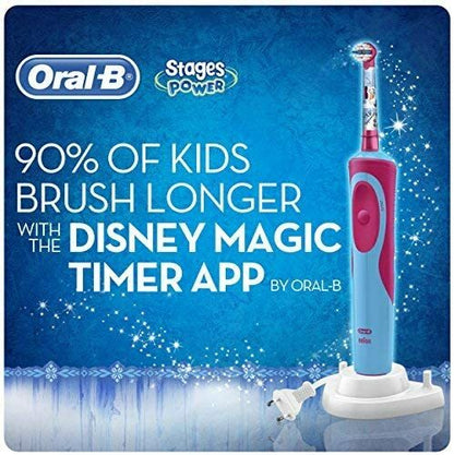 Oral-B Disney Frozen Vitality Rechargeable Kid Electric Battery Power Toothbrush