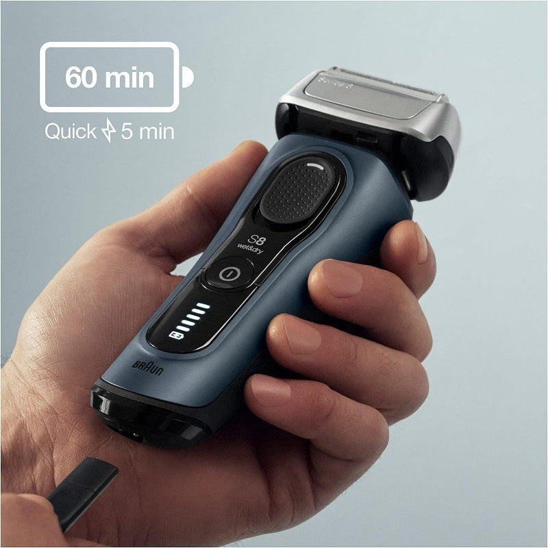 Braun Series 8 Wet & Dry 3 + 1 Head Electric Shaver & Precision Trimmer -Express