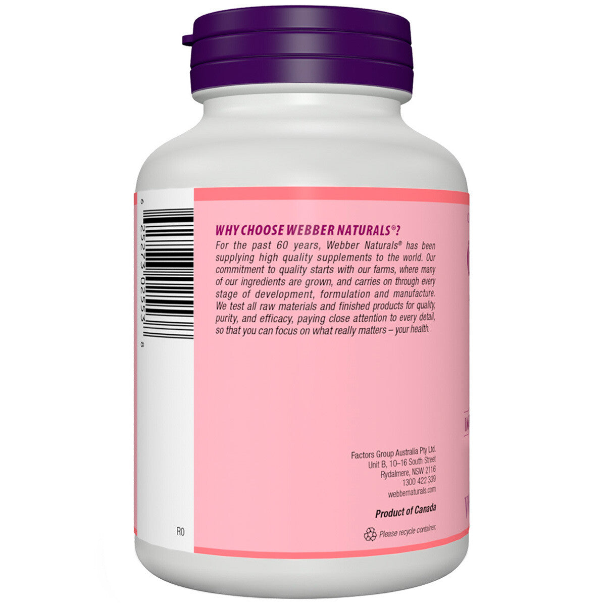 Webber Natural Hydrolysed Collagen30 120 Tablets 833mg Improve Skin Elasticity