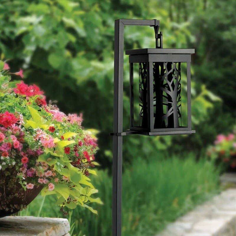 Naturally Solar GTX 2-Pack Shepherds Hook Landscape Light IP65 Auto On/Off