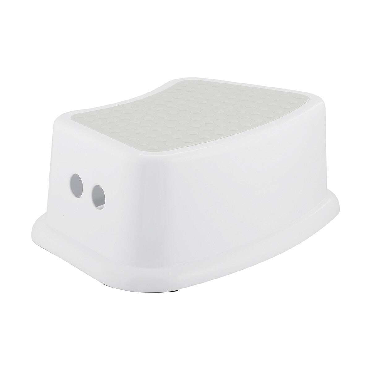White Step Stool Portable Plastic Easy Use Handy Wash Bathroom Toilet Training