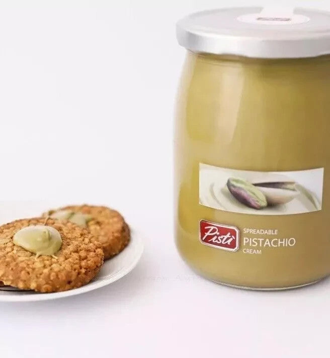 Pisti Premium Italian Pistachio Bread Spread 600g Gourmet Pistachio Cream Paste