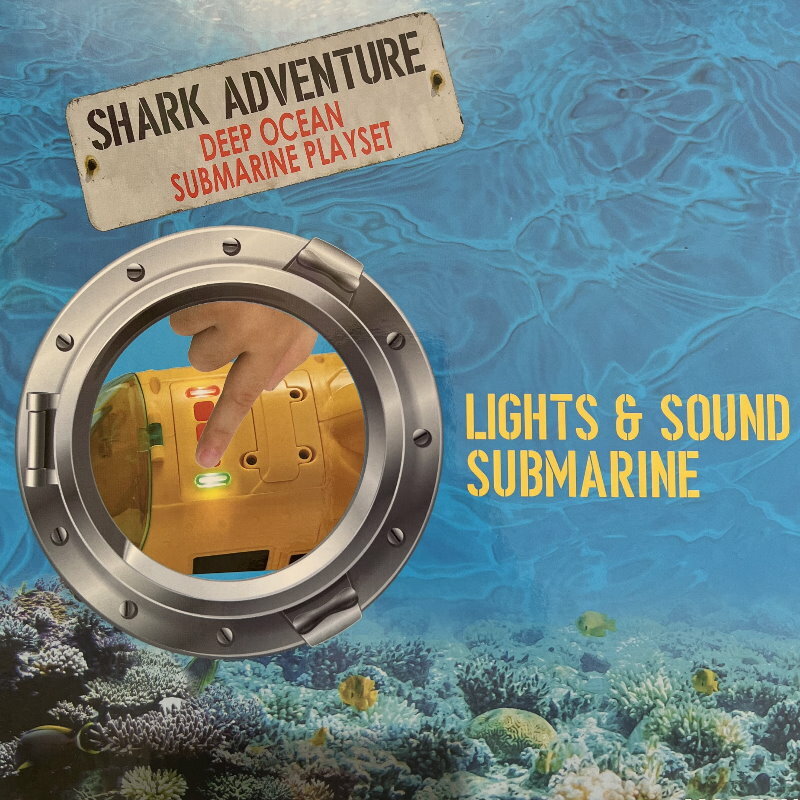Discovery Shark Week Shark Adventure Deep Ocean Submarine Playset Lights Sounds