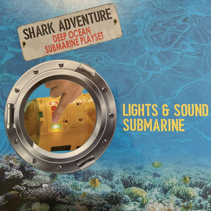 Discovery Shark Week Shark Adventure Deep Ocean Submarine Playset Lights Sounds
